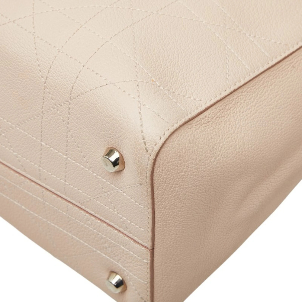 CHRISTIAN DIOR Pink Leather Shoulder Bag - Picture 4 of 11